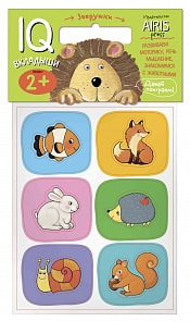 Набор IQ-вкладышей Мягкие игры - Зверушки (Айрис-пресс, 26102АП)