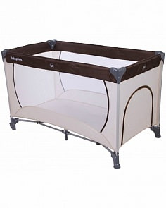  Манеж Arena, цвет бежево-коричневый (Baby Care, OB-888_Beige/Brown)