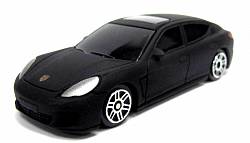 Машина металлическая Porsche Panamera, 1:64, черный матовый цвет (RMZ City, 344018SM) - миниатюра
