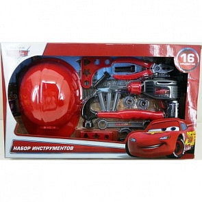 Набор строительных инструментов «Тачки» 16 предметов (Играем Вместе, T110H-Rsim)