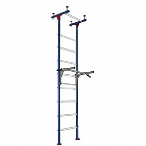 Детский спортивный комплекс Юнга 5 + ТБ, белые перекладины (Вертикаль, Юнга5_ТБ)