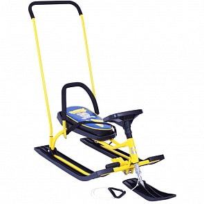 Снегокат 140 Go Go Grey mouse с П-образным толкателем (Барс, 7622)