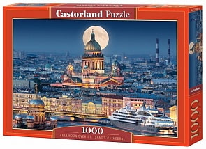 Пазлы Castorland - Исаакиевский собор. Санкт-Петербург, 1000 элементов (Castorland, C-103447)