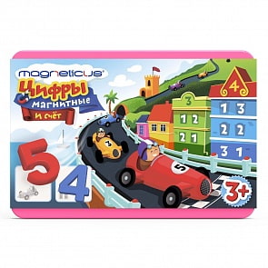 Набор для обучения - Цифры и счет, с заданиями (Magneticus, MA-086)