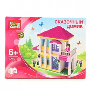 Конструктор Город Мастеров “Сказочный домик”, 189 деталей (Город Мастеров, BB-6710-Rsim)