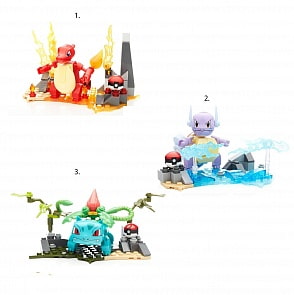 Конструктор из серии Mega Construx Покемон - Эволюция, 3 вида (Mattel, FCN30)