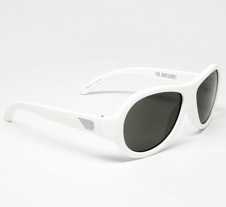 Солнцезащитные очки - Babiators Original Aviator. Шаловливый белый/Wicked White Junior 