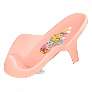 Горка для купания детей с декором, цвет светло-розовый (431308333)