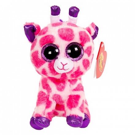 Мягкая игрушка – Жираф розовый, 15 см 