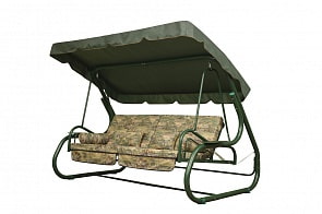 Качели садовые Титан, цвет – зелёный (Деловой стиль, 00000002654)