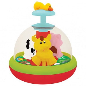 Развивающая игрушка «Юла с животными» Kiddieland, KID 047811