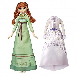 Кукла Анна с дополнительным нарядом из серии Disney Princess Холодное сердце 2 (Hasbro, e6908-e5500)