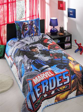 Детское покрывало, 1,5 спальное  Marvel Heroes 2011 