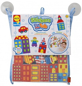 Набор фигурок-стикеров для ванны — Город, в сетке, 73 детали (ALEX, 803W)