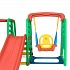 Детский игровой комплекс для дома и улицы: детская горка, баскетбольное кольцо с мячом, подвесные качели  - миниатюра №22