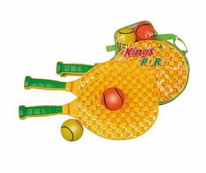Набор для игры в теннис - Kings Sport, 4 предмета (Junfa Toys, 10001)