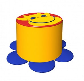 Пуфик для детской комнаты – Коровка (Romana, ДМФ-МК-01.31.00)