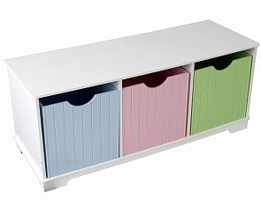Скамья с ящичками для хранения - Storage Bench Pastel (KidKraft, 14565_KE)
