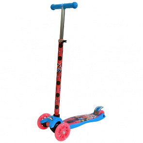 Самокат трехколесный Леди Баг и Супер-Кот со светом управление наклоном (Next, JP-MG-03M-LBG_N)