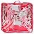 Раздвижные ролики Next со светом размер 34-37 в сумке розовые  - миниатюра №9