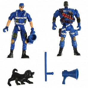 Набор Полиция: солдатики с оружием и аксессуарами (Играем вместе, 1412Y243-R) Набор Полиция: солдатики с оружием и аксессуарами (Играем вместе, 1412Y243-R)