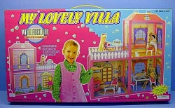Дом для кукол с аксессуарами - My lovely villa (B72906) - миниатюра