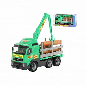 Автомобиль-лесовоз Volvo, в коробке (Полесье, 9531)