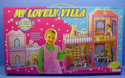 Дом для кукол с аксессуарами - My lovely villa 