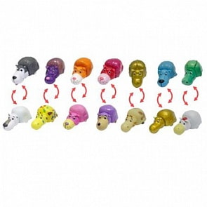 Набор фигурок из серии Вывершушка 2 в 1, в блистере 7 шт. 6 х 2 х 2,5 см. (1toy, Т10873) (ассортимент)