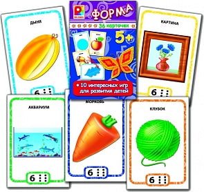 Игра настольная - Форма из серии Игры с карточками (Радуга, С-916)