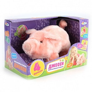 Интерактивная хрюшка, озвученная, 4 функции (Играем вместе, 50409154-1sim)