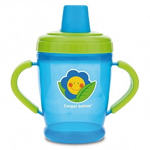 Поильник обучающий с мягким носиком, синий, 260 мл (Canpol, 21/600_250930122)
