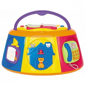 Интерактивная развивающая игрушка Активный короб с книжкой (KIDDIELAND, KID029637)