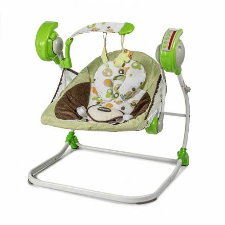 Электрокачели Baby Care - Flotter с адаптером, зеленый /green 