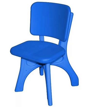 Детский пластиковый стул – Дейзи, синий 