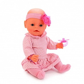 Интерактивный пупс, пьет и писает, с аксессуарами, 43 см (BL021I)