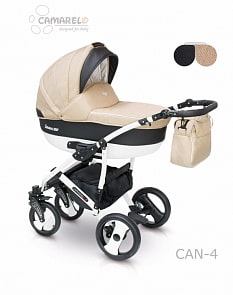 Детская коляска Camarelo Carera New 2 в 1, бежевая (Camarelo, Can_4)