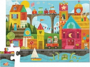 Пазл обучающий - Город, 24 детали (Crocodile Creek, 4185-1)