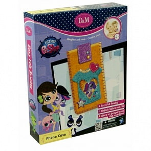 Набор шьем из фетра - чехол для мобильного «Спаниель Зоя. Littlest Pet Shop» (Docha&Mama, 57355)