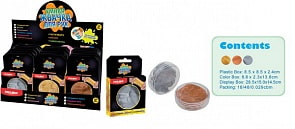 Жвачка для рук - Цвета металлик, объем 50 грамм (Paulinda, 170203-D)