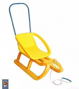 Санки детские "Торнадо-1", желтые (RT, 3194RT)