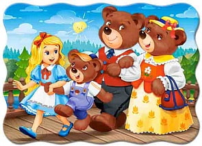 Пазлы Castorland – Три медведя 30 элементов (Castorland, B-03716)