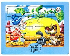 Пазлы в рамке - Репка, 20 элементов (Десятое королевство, 02870ДК)