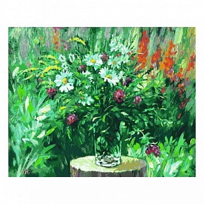 Раскраски по номерам - Картина «Лесные ромашки» (Белоснежка, 065-AB-C)