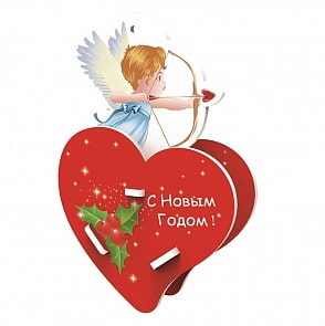 3D пазл - Сердце с купидоном (IQ 3D Puzzle, 17007)