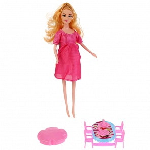 Кукла беременная с аксессуарами (M198-H43324) (ассортимент)