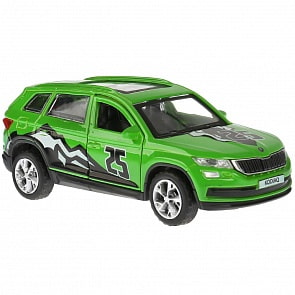 Машина металл Skoda Kodiaq Спорт, 12 см, открываются двери и багажник, инерционная (Технопарк, KODIAQ-S)