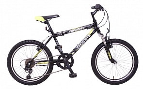 Детский двухколесный велосипед Parcours 210, 6 скоростей, черно-желтый (Top Gear, ВН20149)