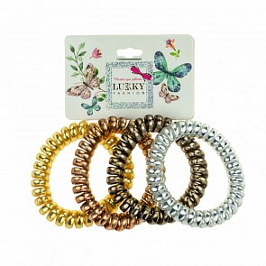 Набор резинок для волос Lukky Fashion, 4 штуки, 4 цвета (Lukky, Т18473)