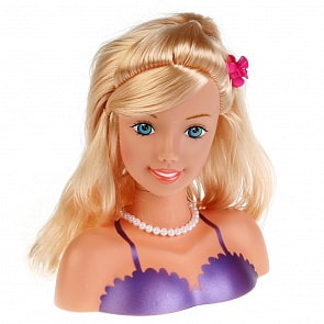 Кукла-манекен для создания причесок с аксессуарами для волос (Карапуз, B1392548-RU)